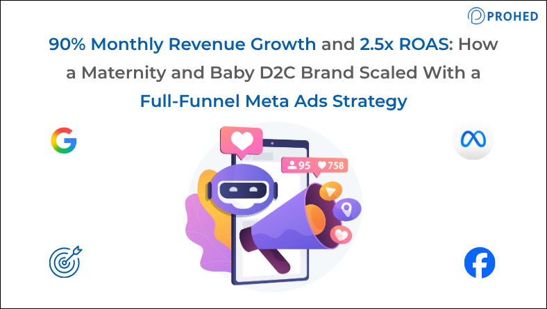 90% Monthly Revenue Growth and 2.5x ROAS How a Maternity and Baby D2C Brand Scaled With a Full-Funnel Meta Ads Strategy